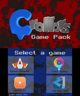 Crollors Game Pack Title Screen